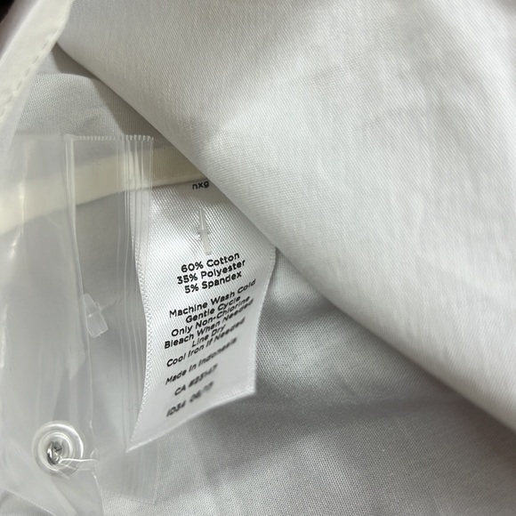 SzLP Talbots White 3/4 Sleeve with Bow Blouse NWT - Picture 6 of 6